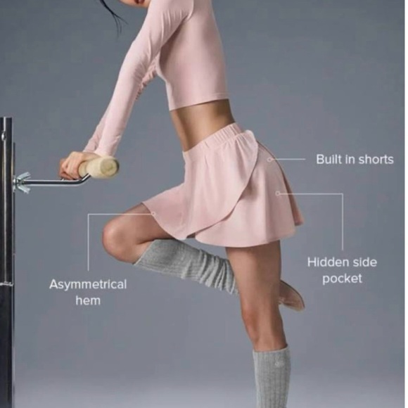 ALO Yoga Freestyle Skirt in Ballet Pink, sz M - Picture 6 of 12